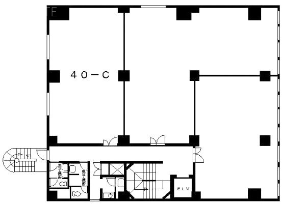 オリンピック錦町ビル40-C 間取り図