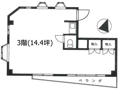 増田ビル3F 間取り図