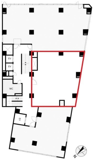 渋谷アイビスビル802 間取り図