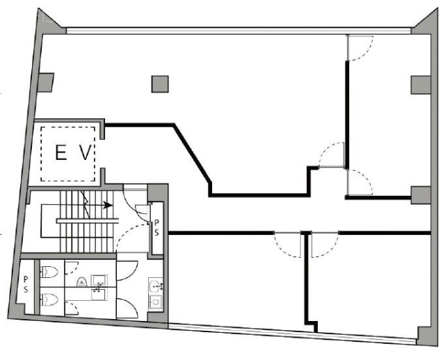 T-FRONTビル6F 間取り図