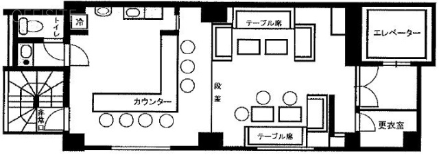 タワー第7日東ビル2F 間取り図