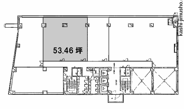 横浜西口Kビル5F 間取り図