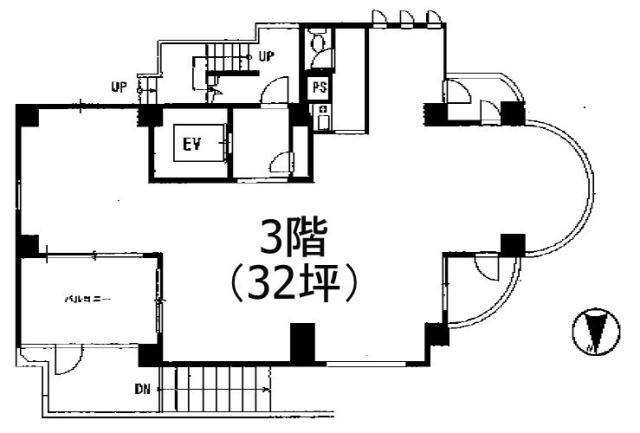 エムアイビル3F 間取り図