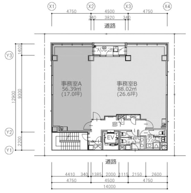 英(はなぶさ)ビルB 間取り図