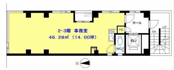 岡田ビル3F 間取り図