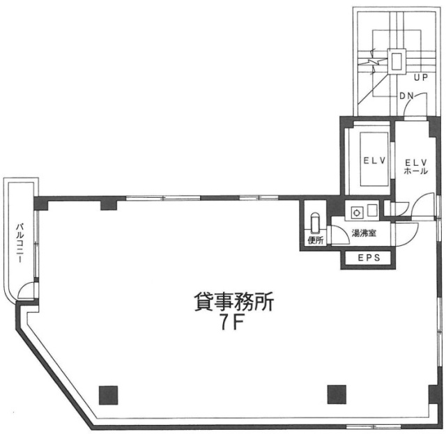 新橋溝口ビル7F 間取り図