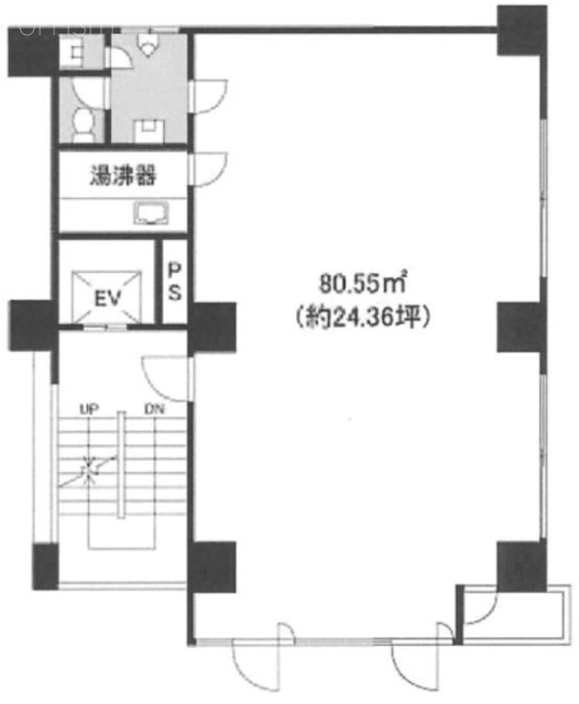 第14下川ビル6F 間取り図