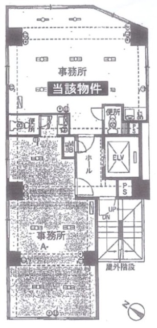 キャピタルプラザ大久保ビル2F 間取り図