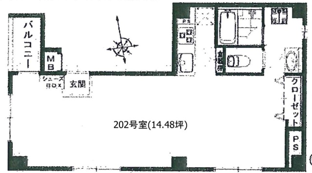 Circle(サークル)ビル202 間取り図