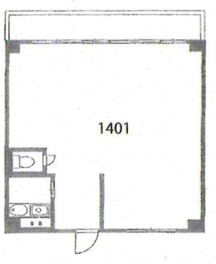 アベニュー高輪401 間取り図