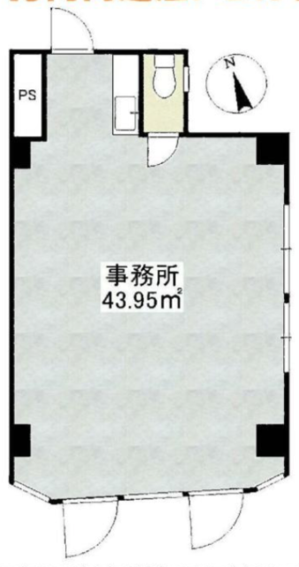 糠信(ぬかのぶ)ビル201 間取り図