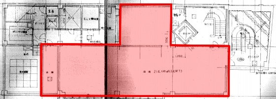 自由が丘ミキオビルB1F 間取り図