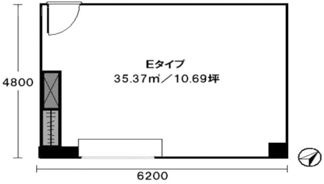 アイオス五反田アネックス209 間取り図