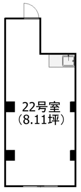 日本橋中央ビル22 間取り図