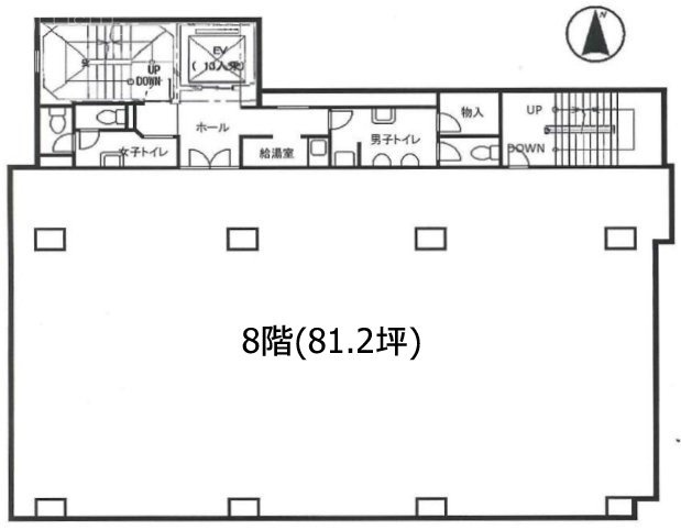 セキサクビル8F 間取り図