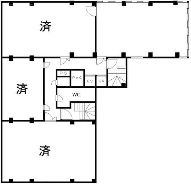 第7東ビル405 間取り図