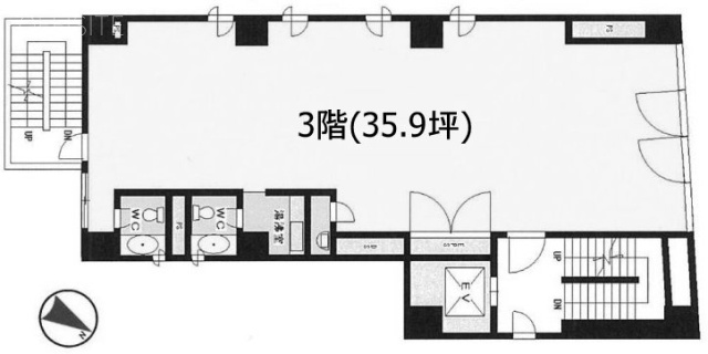 三軒茶屋ビル3F 間取り図