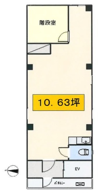 堀川ビル2F 間取り図