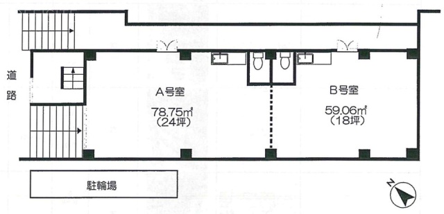 第7三井ビルB 間取り図