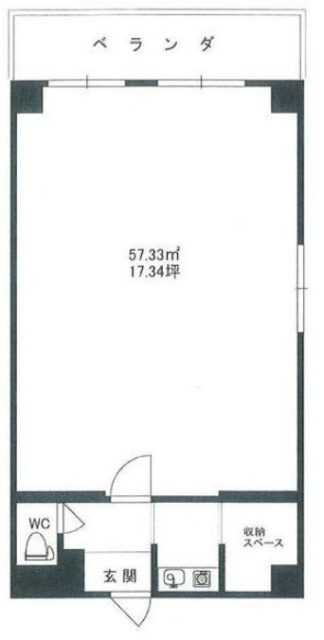 クレスト恵比寿601 間取り図