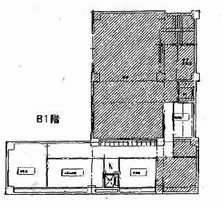 ARISTO虎ノ門B1F 間取り図