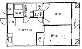 ジャコワ東日本橋マンション1005 間取り図