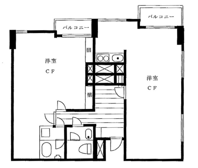 代官山エーデルハイム301 間取り図