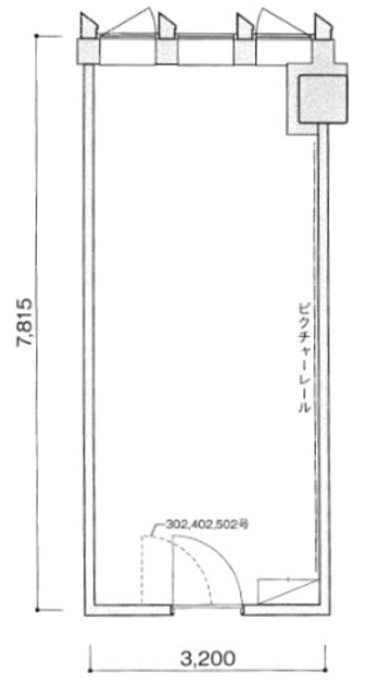 アイオス永田町(Aios永田町)404 間取り図