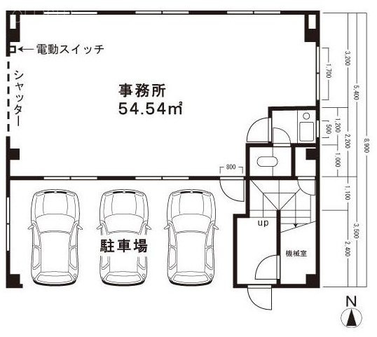 川口ビル1F 間取り図