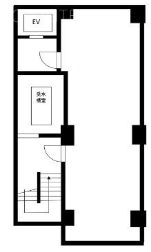 浜夕ビルB2F 間取り図