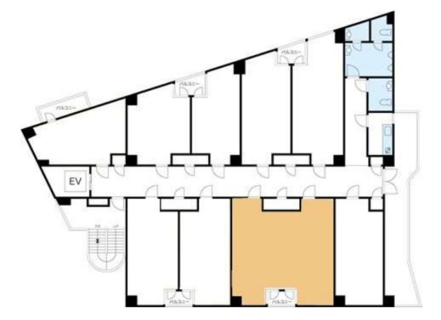 グランメール六本木208・209 間取り図