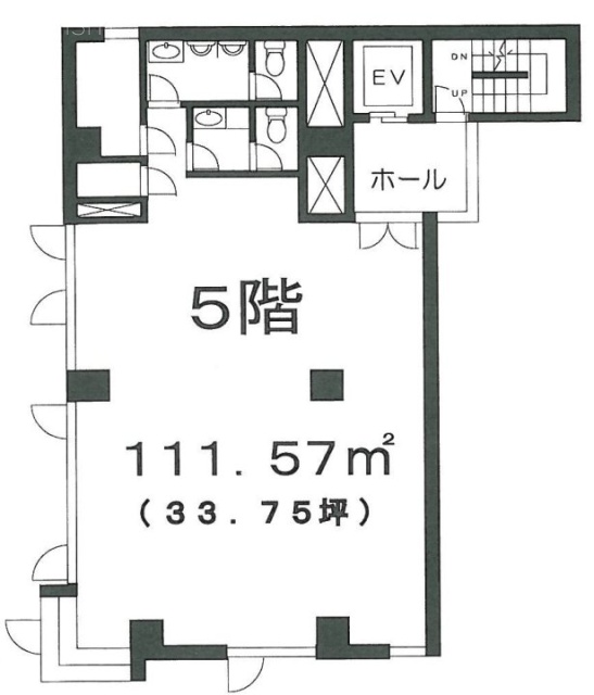 キクチビル5F 間取り図