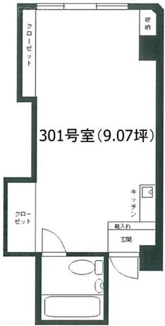 ニュー東和ビル301 間取り図