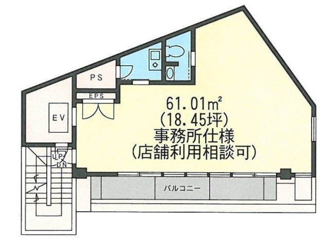 いちご溜池ビル5F 間取り図