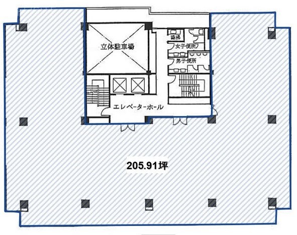 メットライフ柏ビル3F 間取り図