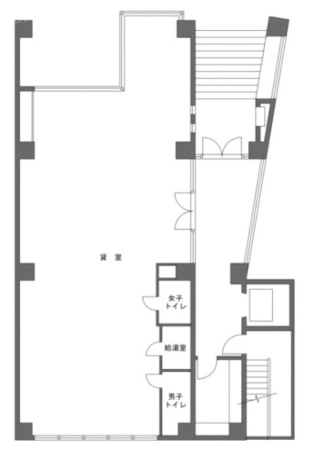 一番町法眼坂ビル2F 間取り図