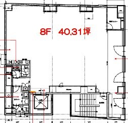 ACN東麻布ビル8F 間取り図