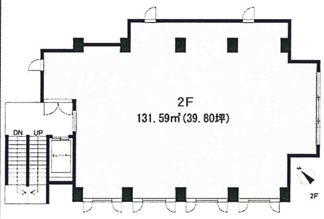 ルナ仙川ビル2F 間取り図