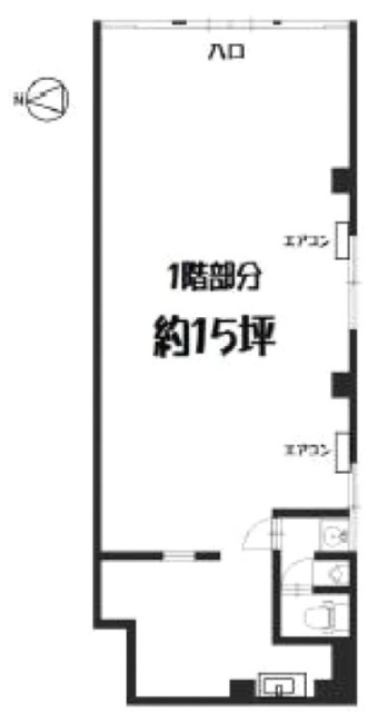 リッツハウスビル1F 間取り図