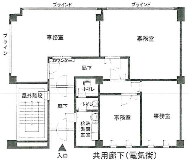 ロックヒルズⅧビル203 間取り図