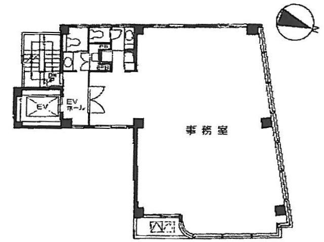 にほんばしゼニットビル3F 間取り図