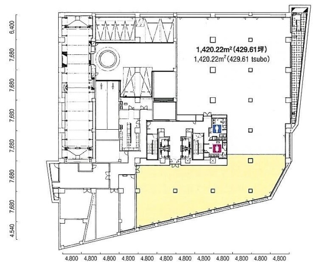 Daiwa麻布テラスB1F 間取り図