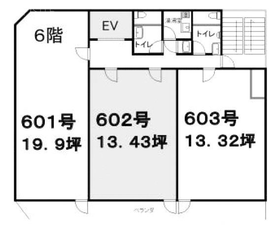 GTOビル601 間取り図