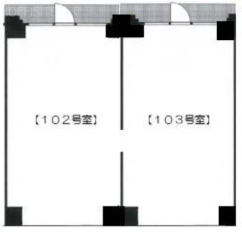 虎ノ門ガーデン102・103 間取り図