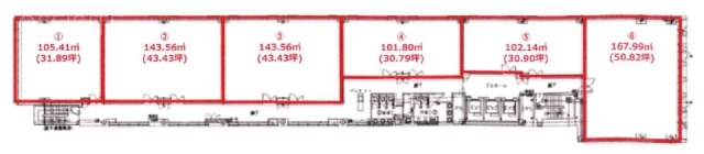 明治薬科大学剛堂会館5F 間取り図