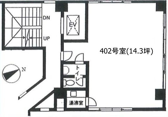 大新ビル402 間取り図