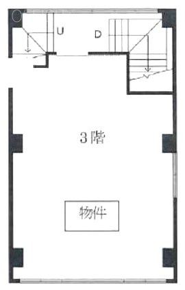 東京第58ビル3F 間取り図