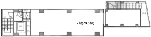 JLBグランエクリュ四谷2F 間取り図