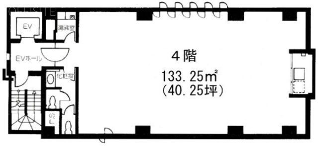 北村ビル4F 間取り図