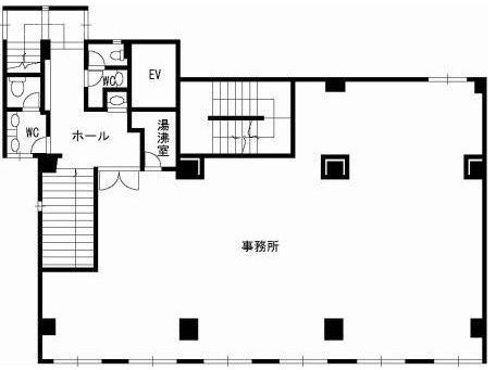 葛西B.C.Nビル2F 間取り図